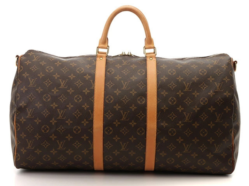 LOUIS VUITTON Keepall Bandouliere Boston Bag Travel Monogram